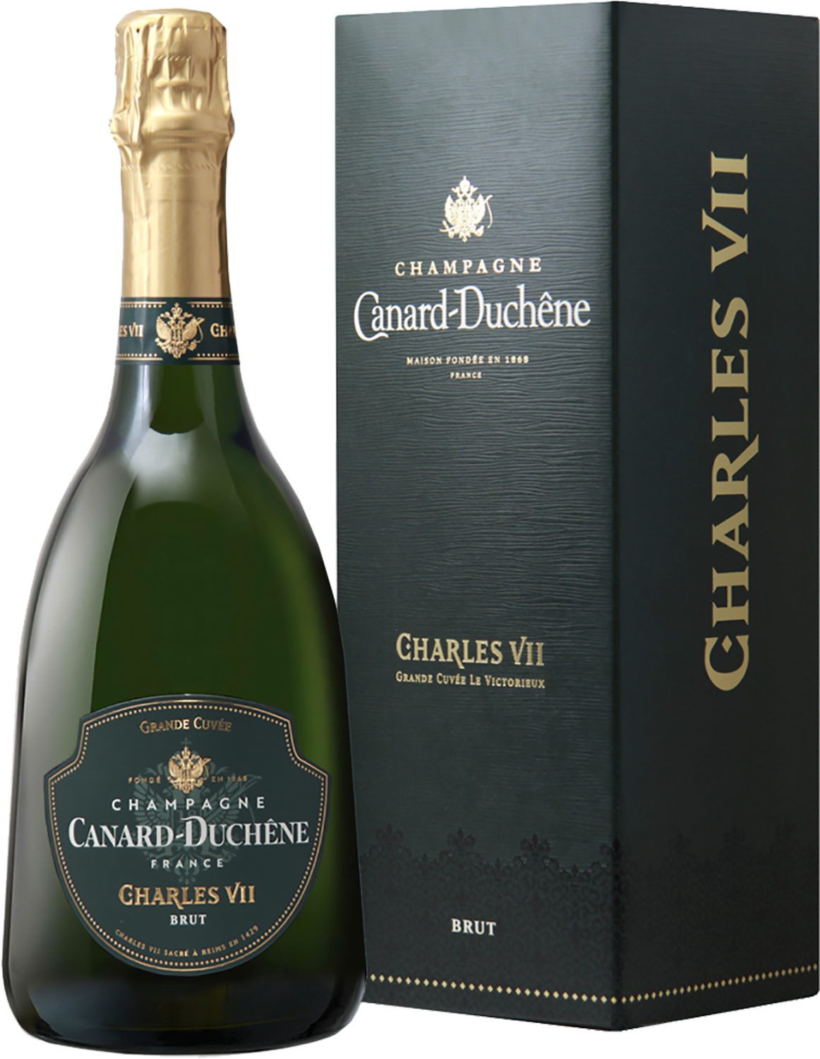 Канар-Дюшен Шарль VII Брют Шампань AOC в подарочной упаковке 0.75 л