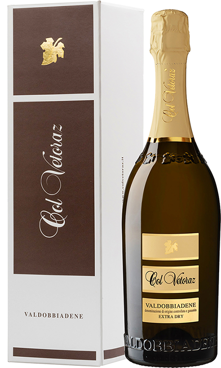 Коль Ветораз Просекко ди Вальдоббьядене DOCG Экстра Драй в подарочной упаковке 0.75 л