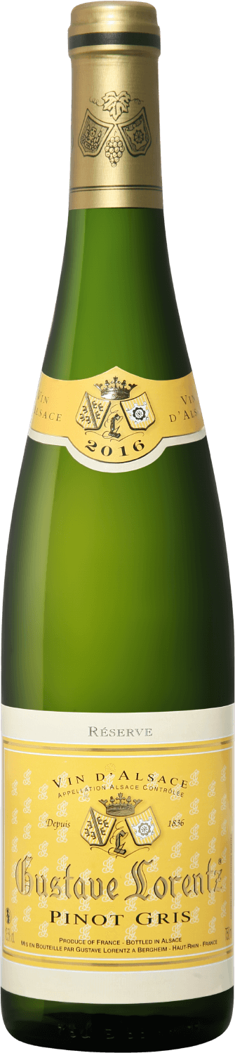 Пино Гри Резерв Эльзас AOC Гюстав Лоренц 2018 0.75 л