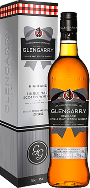 Гленгэрри Хайлэнд односолодовый шотландский виски в подарочной упаковке 0.7 л