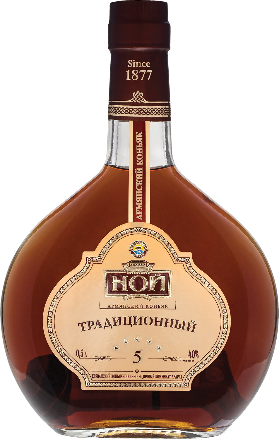 НОЙ Традиционный 5 лет в п/у 0.5&nbsp;л