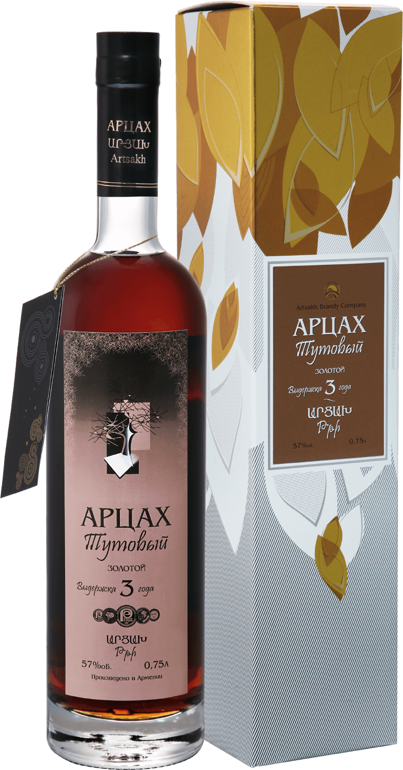 Арцах Тутовый Золотой в подарочной упаковке 0.75 л
