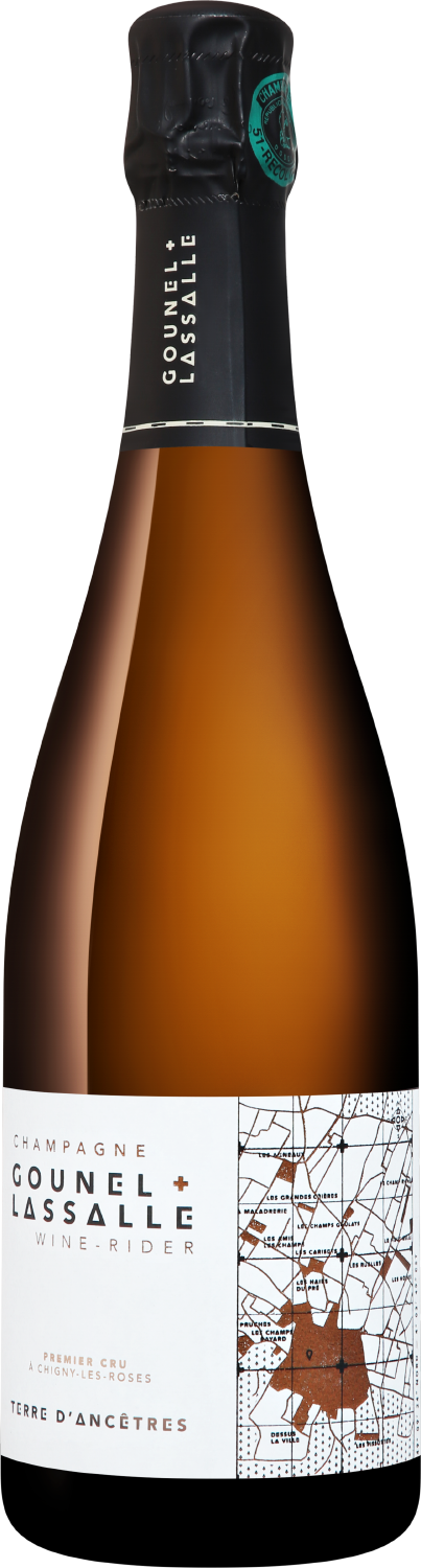 Терр д‘Ансетр Премье Крю Шиньи-ле-Роз Шампань AOC Гунель Лассаль 2018 0.75 л