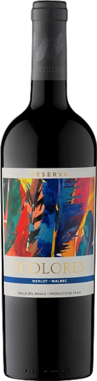 7 Колорес Мерло-Мальбек Ресерва Мауле Вэлли DO Винья Моранде 0.75 л