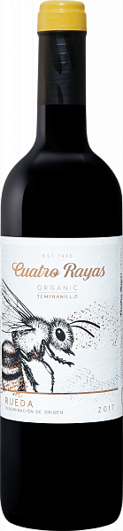 Вино Tempranillo Organic Rueda DO Cuatro Rayas, 0.75 л