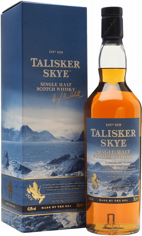 Талискер Скай солодовый виски в подарочной упаковке 0.7 л