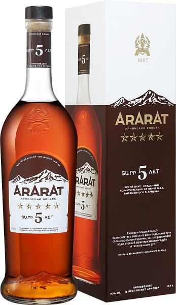 ARARAT 5 y.o. (gift box), 0.7 л в Перми
