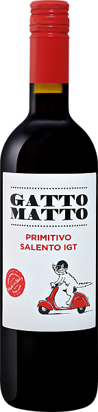 Gatto Matto Primitivo Salento IGT Villa Degli Olmi, 0.75 л в Перми