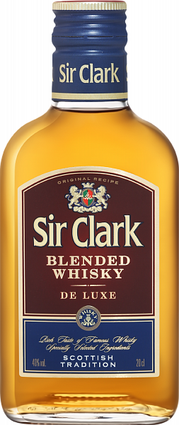 Sir Clark Blended Whisky 3 Y.O. , 0.2 л