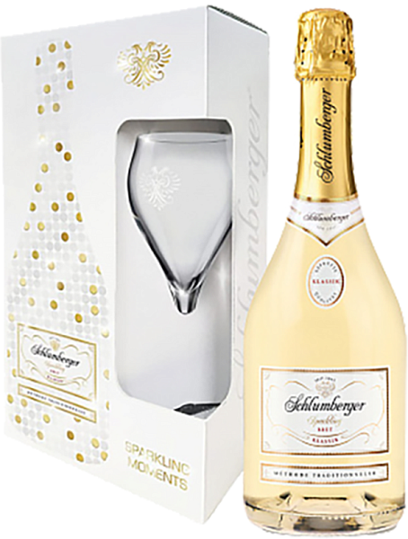 Schlumberger Brut Klassik (gift box with glass), 0.75 л в Перми
