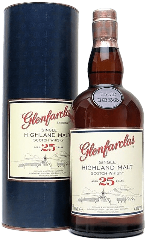 Гленфарклас Хайлэнд 25 лет солодовый виски в подарочной упаковке 0.7 л