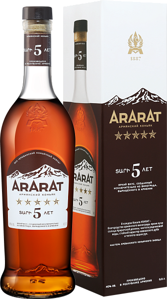 ARARAT 5 y.o. (gift box), 0.5 л в Перми