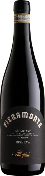 Вино Fieramonte Classico Amarone della Valpolicella DOCG Riserva Allegrini (wooden box), 0.75 л в Перми