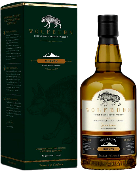 Wolfburn Morven Single Malt Scotch Whisky (gift box), 0.7 л в Перми
