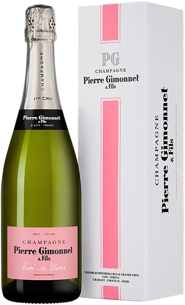 Rose de Blancs Premier Cru Brut Champagne AOC Pierre Gimonnet & Fils (gift box), 0.75 л в Перми
