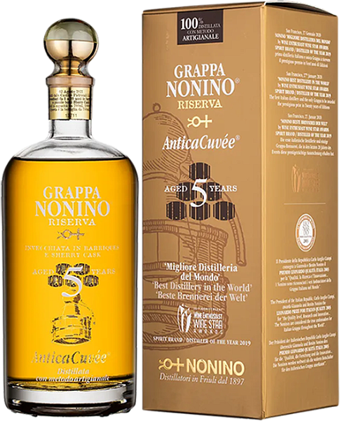 Nonino Riserva Antica Cuvee Invecchiata in Barriques (Подарочная упаковка), 0.7 л в Перми
