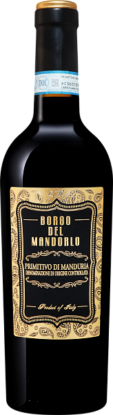 Borgo del Mandorlo Primitivo di Manduria DOC Botter, 0.75 л в Перми