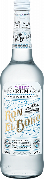 Ron El Boko White Rum, 0.7 л