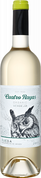 Вино Verdejo Organic Rueda DO Cuatro Rayas, 0.75 л