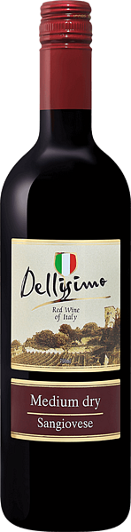 Dellisimo Sangiovese Rubicone IGT Gruppo Cevico, 0.75 л в Перми