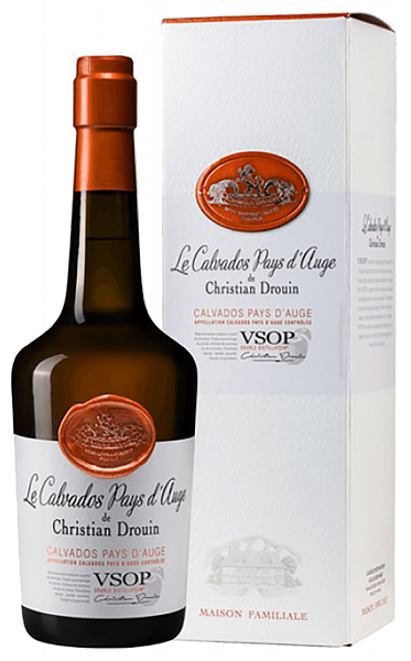 Christian Drouin VSOP Calvados Pays d'Auge AOC (gift box), 0.7 л
