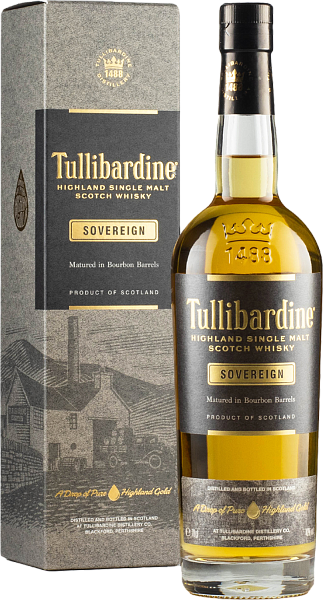 Tullibardine Sovereign Highland Single Malt Scotch Whisky (gift box), 0.7 л в Перми