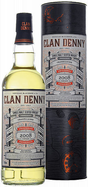 Clan Denny Craigellachie Single Malt Scotch Whisky (gift box), 0.7 л