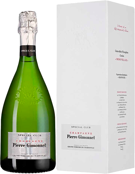 Pierre Gimonnet & Fils Special Club Grands Terroirs de Chardonnay Extra Brut Champagne AOC (gift box), 0.75 л в Перми