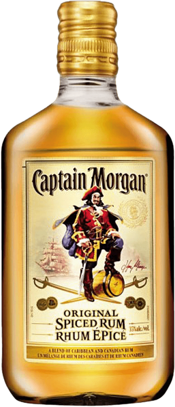 Капитан Морган Пряный Золотой спиртной напиток на основе рома 0.2 л
