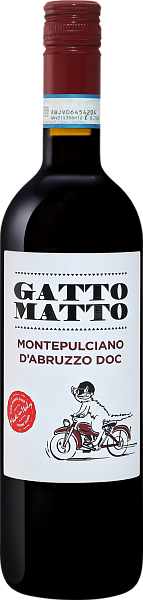 Gatto Matto Montepulciano d’Abruzzo DOC Villa Degli Olmi, 0.75 л в Перми