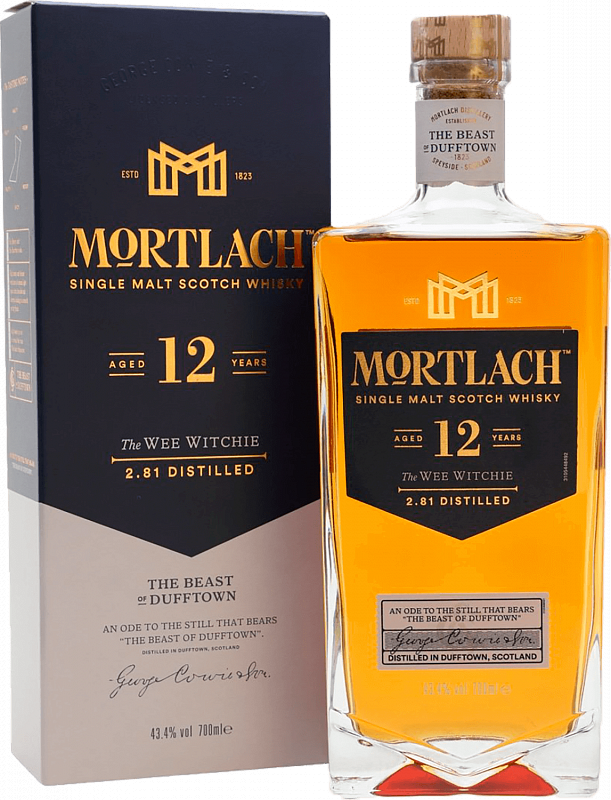 Мортлах 12 лет односолодовый шотландский виски в подарочной упаковке 0.7 л