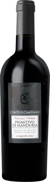 Conte di Campiano Primitivo di Manduria DOC Riserva Contri Spumanti, 0.75 л в Перми