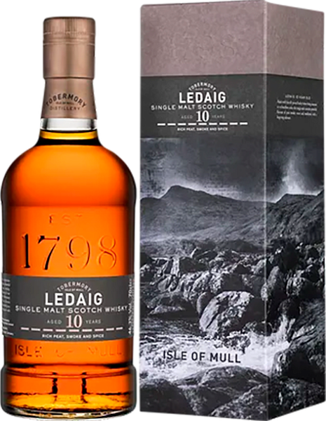 Ledaig Aged 10 Years Single Malt Scotch Whisky (gift box), 0.7 л в Перми