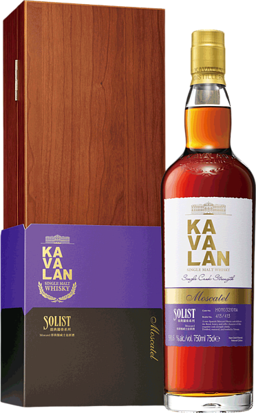 Kavalan Solist Moscatel Single Cask Strength Single Malt Whisky (Подарочная упаковка), 0.75 л в Перми