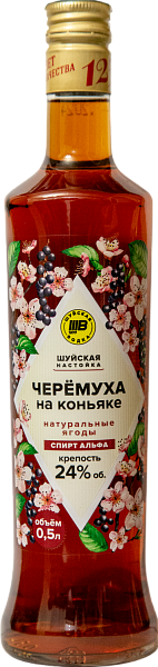 Shuyskaya Bird Cherry with Cognac, 0.5 л в Перми