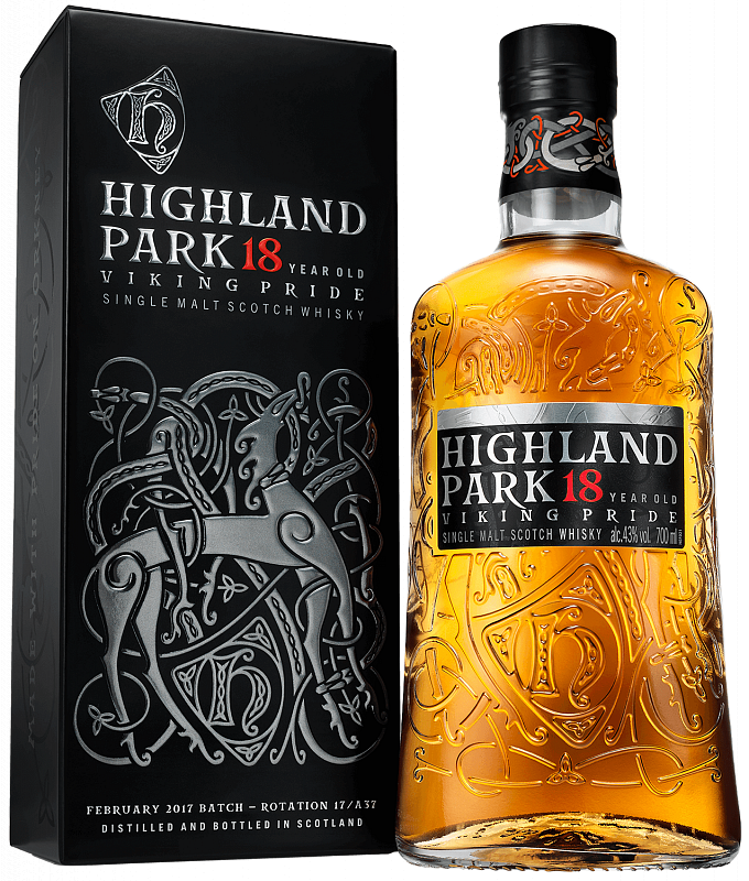 Хайленд Парк Сингл Молт Односолодовый шотландский виски 18 лет в подарочной упаковке - 0.7 л