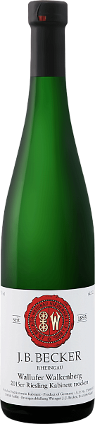 Вино Riesling Wallufer Walkenberg Kabinett Trocken Rheingau J.B.Becker, 0.75 л в Перми