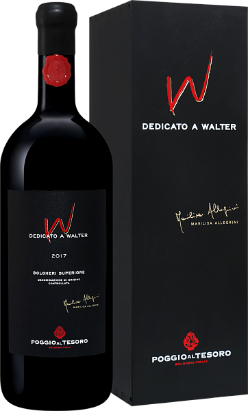 Dedicato A Walter Bolgheri Superiore DOC Poggio Al Tesoro (gift box), 1.5 л в Перми