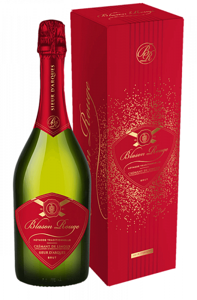 Blason Rouge Brut Cremant de Limoux AOC Sieur d'Arques (gift box), 0.75 л в Перми