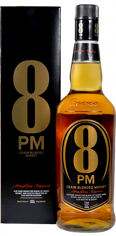 Радико Кхайтан 8 Пи. Эм. Блендед купажированный виски в подарочной упаковке 0.7 л
